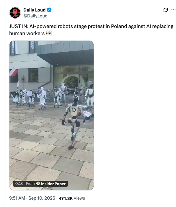 Are Robots Really Protesting in Poland? Using the SIFT Method to Investigate a Viral Claim screenshot 2026 09 10 at 10.13.41 pm