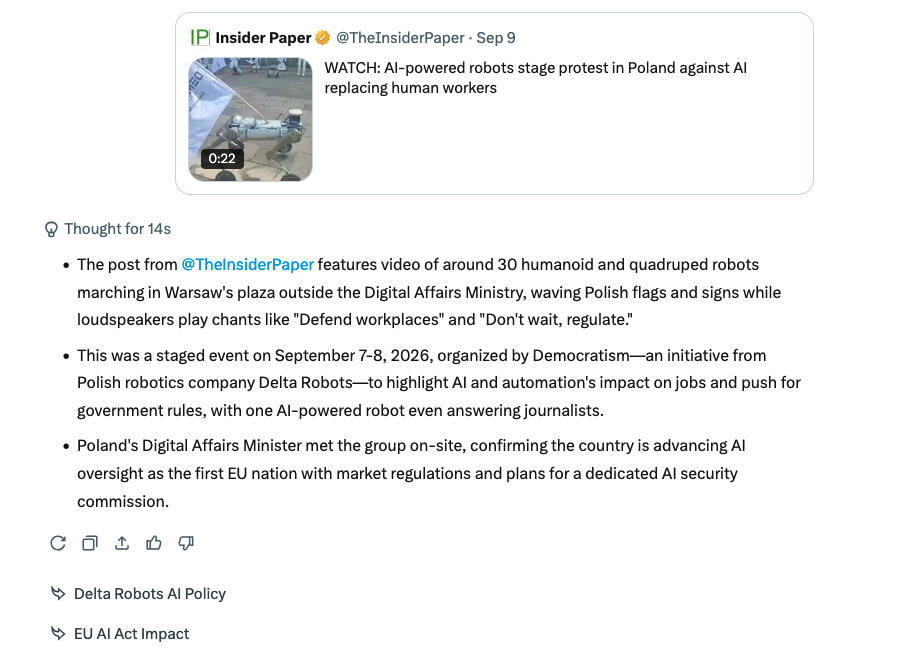 Are Robots Really Protesting in Poland? Using the SIFT Method to Investigate a Viral Claim screenshot 2026 09 12 at 5.46.36 pm